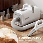 Pecute Dog Dryer with Cool-Warm-Hot Cycle Mode