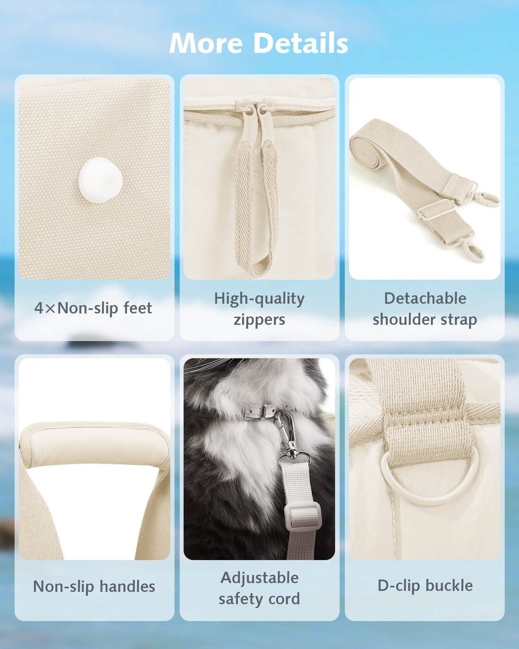 Pecute Ultra-Light Stylish Pet Shoulder Handbag Cat Carrier Bag