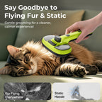 Pecute Steam Cat Brush Self-Cleaning Grooming with 2 Water Spray Modes