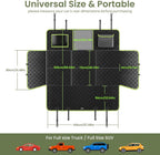 Pecute 2025 Upgrade Dog Car Seat Cover&Extender&Barriers 3 in 1 Up to 150kg