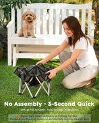Pecute ELevated Pet Bed with Cooling Mat Cat Cooling Bed Built with 360° Breathable Mesh