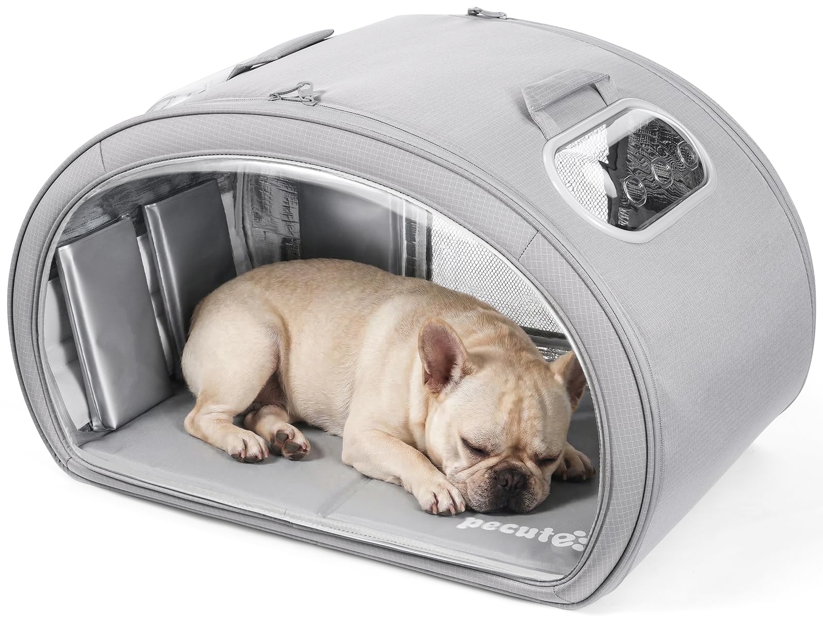 pecute Cat Cooling House Dog House with Cooling Mat